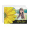Yellow Gerbera Flower Photo Graduation Invitation