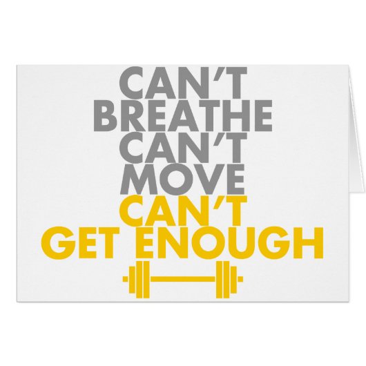 Yellow "Get Enough" Cards (Front Horizontal)