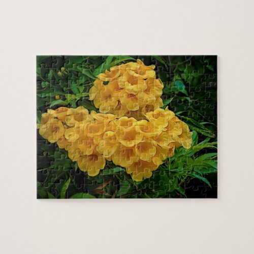 Yellow Ginger Thomas Virgin Islands Flowers Jigsaw Puzzle