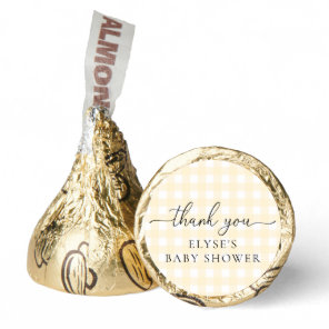 Yellow Gingham Baby Shower Hershey®'s Kisses®