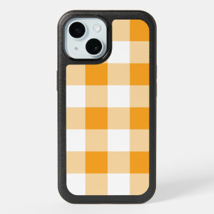 Yellow Gingham Pattern  iPhone 15 Case