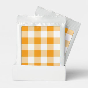 Yellow Gingham Pattern Lemonade Drink Mix