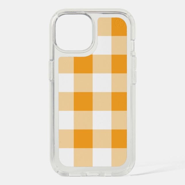 Yellow Gingham Pattern  Speck iPhone Case (Front)