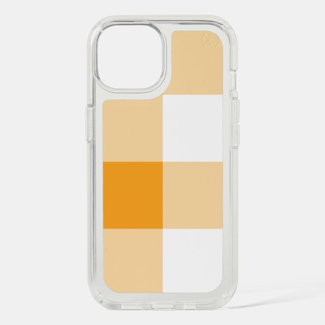 Yellow Gingham Pattern  Speck iPhone Case (Front)