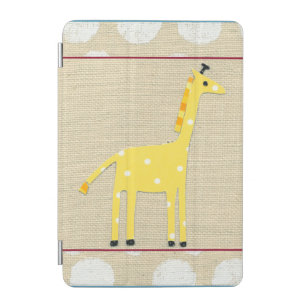 Yellow Giraffe with White Polka Dots iPad Mini Cover