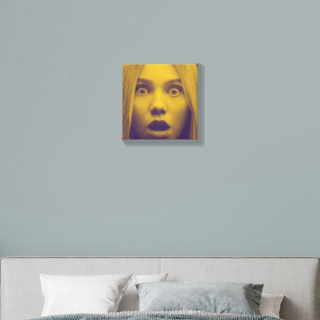 Yellow Girl Canvas Photo Tile (Bedroom)
