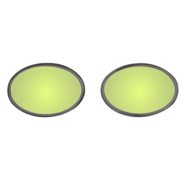 Yellow Glow Cufflinks (Front)