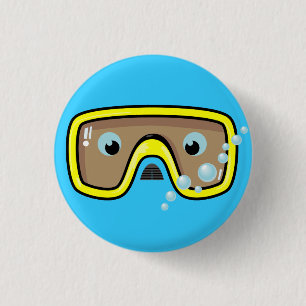 Yellow Goggles Button