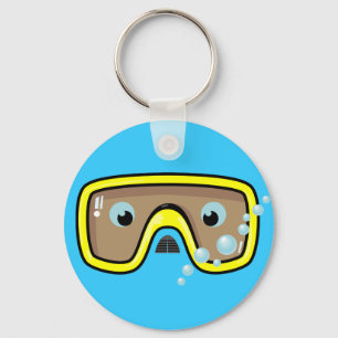 Yellow Goggles Keychain