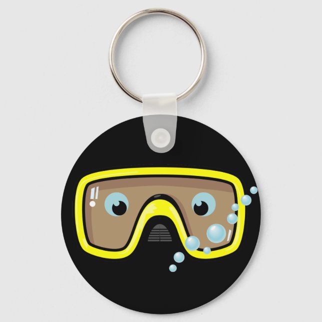 Yellow Goggles Keychain (Front)