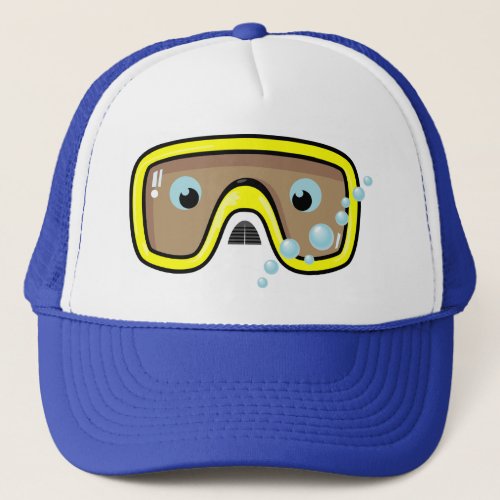 Yellow Goggles Trucker Hat