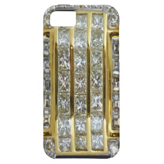 Yellow Gold and Diamond Art iPhone 5 Case