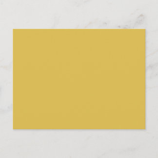 Yellow Gold Background Colour Template Postcard