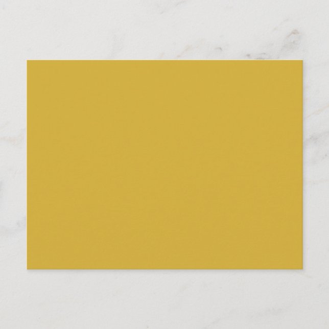 Yellow Gold Background Colour Template Postcard (Front)
