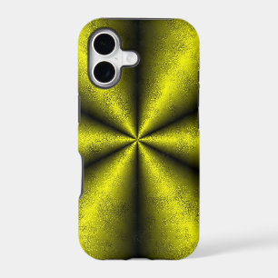 Yellow Gold Black Rainbow in Leather optik iPhone 17 Case