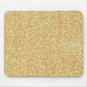 Yellow Gold Glitter        Mouse Pad