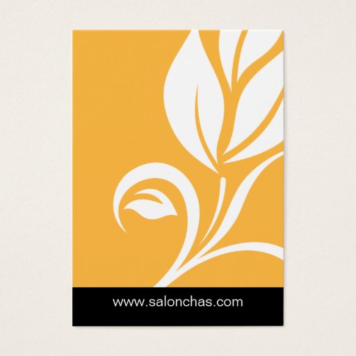 Customizable Yellow Gold Leaf Salon Spa Gift Card Certificate Business Card Templates