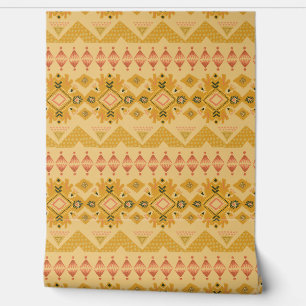 Yellow Gold Patterns Wallpaper