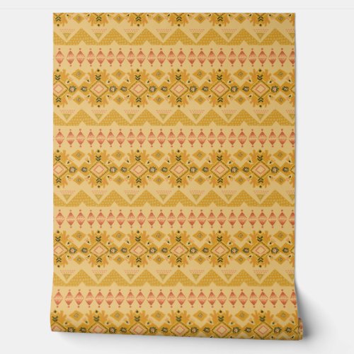 Yellow Gold Patterns Wallpaper Wallpaper