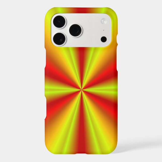 Yellow Gold Red Rainbow Iphone Case (Back)