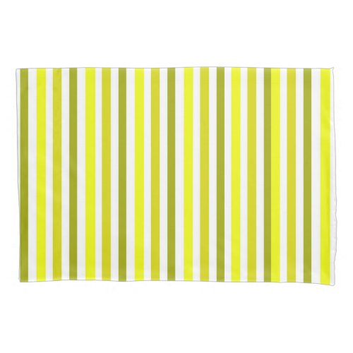 Yellow Gold Striped Pillowcase