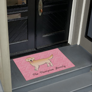 Dog Lovers Door Mat Golden Retriever A Lot Of Dogs Here – Koolezt