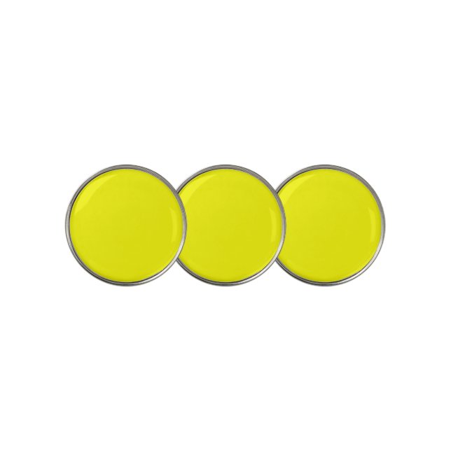 Yellow Golf Ball Marker (3 Up)