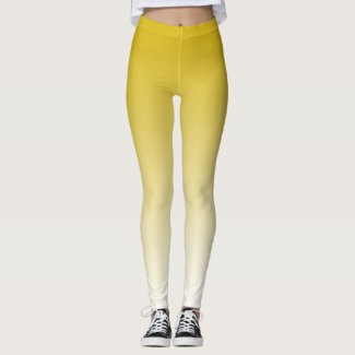 Yellow Gradient Custom Leggings