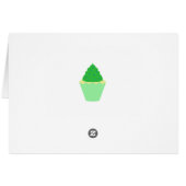 Yellow Graffiti Text Happy Birthday Card (Back Horizontal)