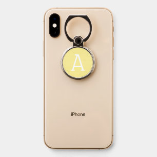 Yellow Grain Custom Initial Phone Ring Stand