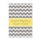 Yellow Gray Chevron Baby Shower Note to Baby