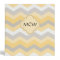 Yellow/Gray Chevron Zigzag