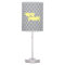 Yellow & Gray Dachshund Wiener Dog Lamp Nursery