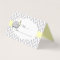 Yellow & Gray Elephant Baby Shower | Place Cards
