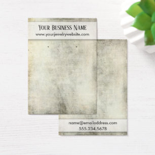 Yellow Gray Grunge Earring Holder Display Cards