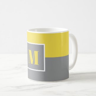 Yellow and Gray Mug