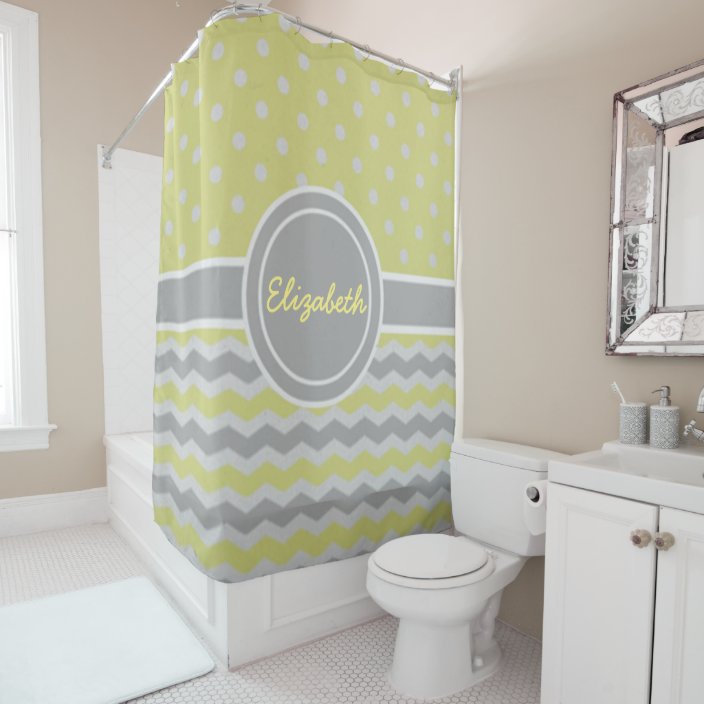 Featured image of post Yellow Chevron Shower Curtain