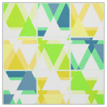 Yellow green abstract fabric