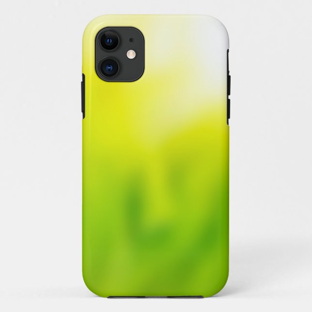 Yellow Green Blur Abstract Case-Mate iPhone Case (Back)