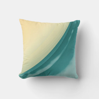 Yellow green colour throw pillow