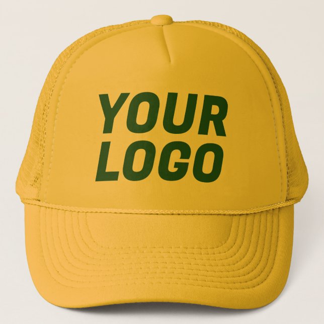 Yellow & Green CUSTOM Trucker Hat (Front)