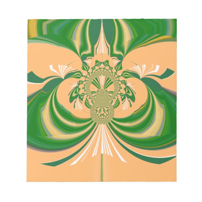 Yellow Green Design. Notepad (Front)