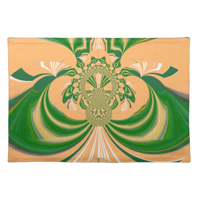 Yellow Green Design. Placemat (Front)