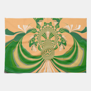 Yellow Green Design. Towel