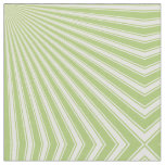 Yellow-green Funky Sun Rays Background Fabric