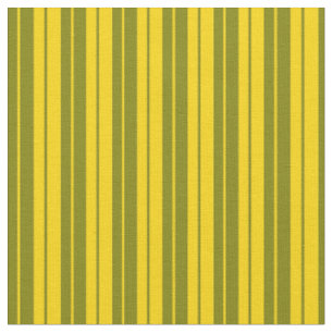 Yellow & Green Lines Pattern Fabric