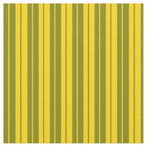 Yellow & Green Lines Pattern Fabric