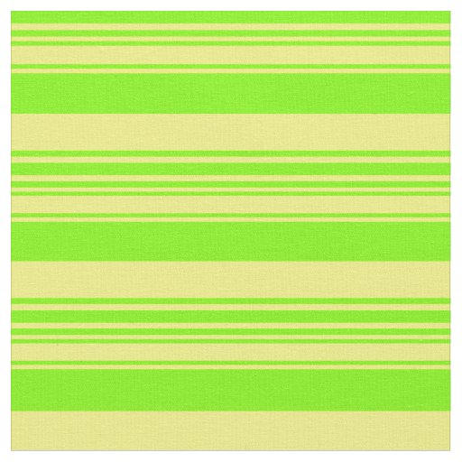 Yellow & Green Lines Pattern Fabric