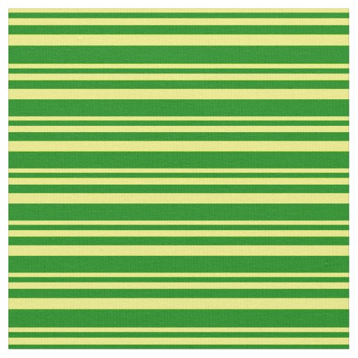 Yellow & Green Lines/Stripes Pattern Fabric