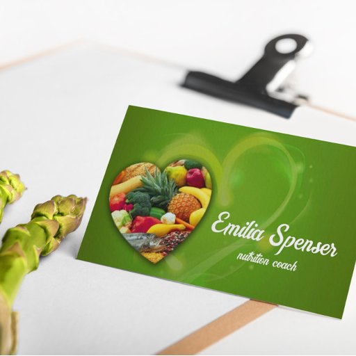 Customizable Healthy life  business card
